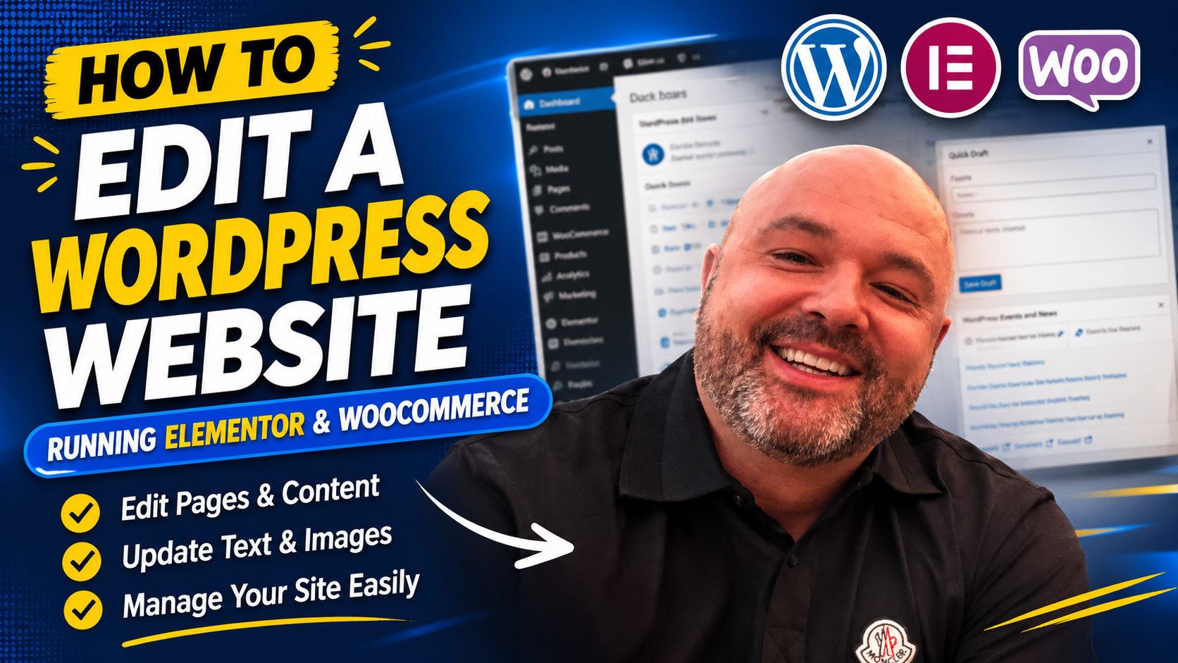 How to Edit a WordPress Website Running Elementor and WooCommerce